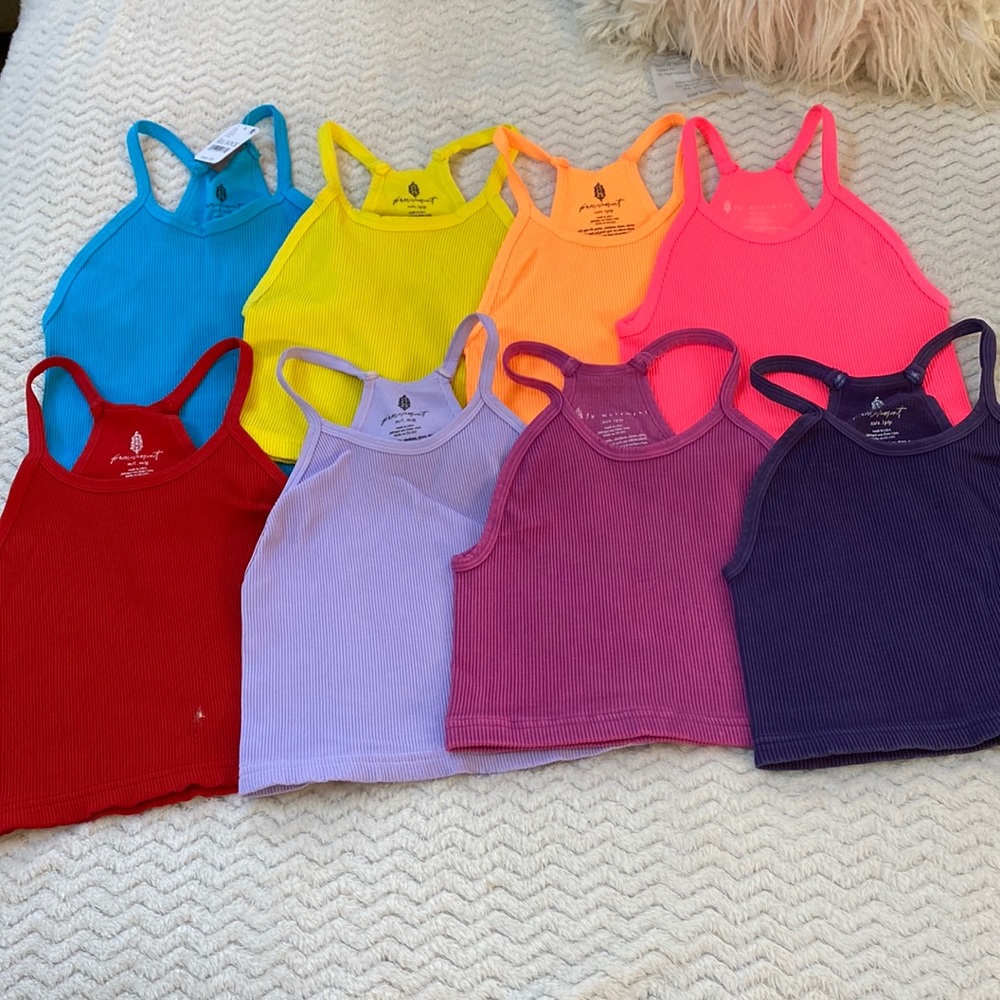NEW🌺Free people summer colors happiness run crop tank - Picture 6 of 17
